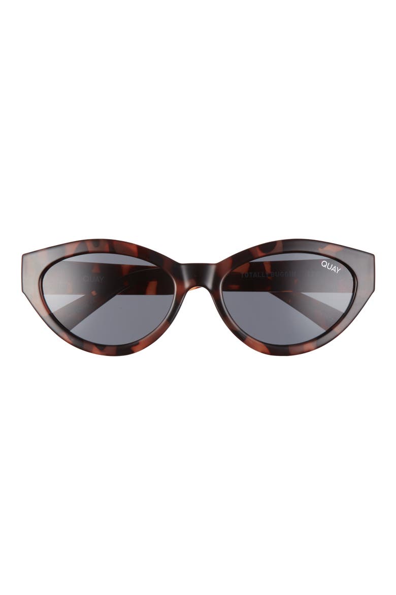 Australia Totally Buggin 49mm Cat Eye Sunglasses, Main, color, TORT/ SMOKE