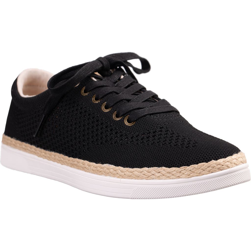 Revitalign Macey Perforated Sneaker In Black