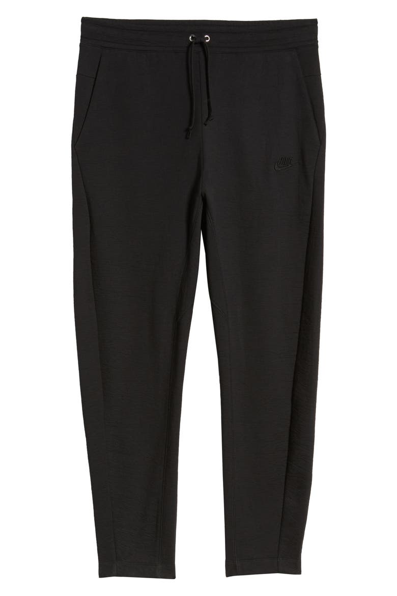 NSW Tech Jersey Sweatpants, Alternate, color, BLACK