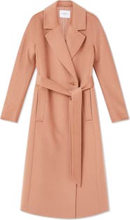LK Bennett Frances Belted Wool Coat