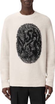 AllSaints Ridges Logo Sweater