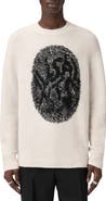 AllSaints Ridges Logo Sweater