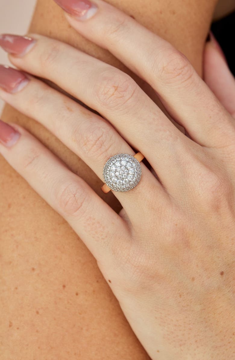 SAVVY CIE JEWELS Pavé Bold Statement Ring, Alternate, color, 