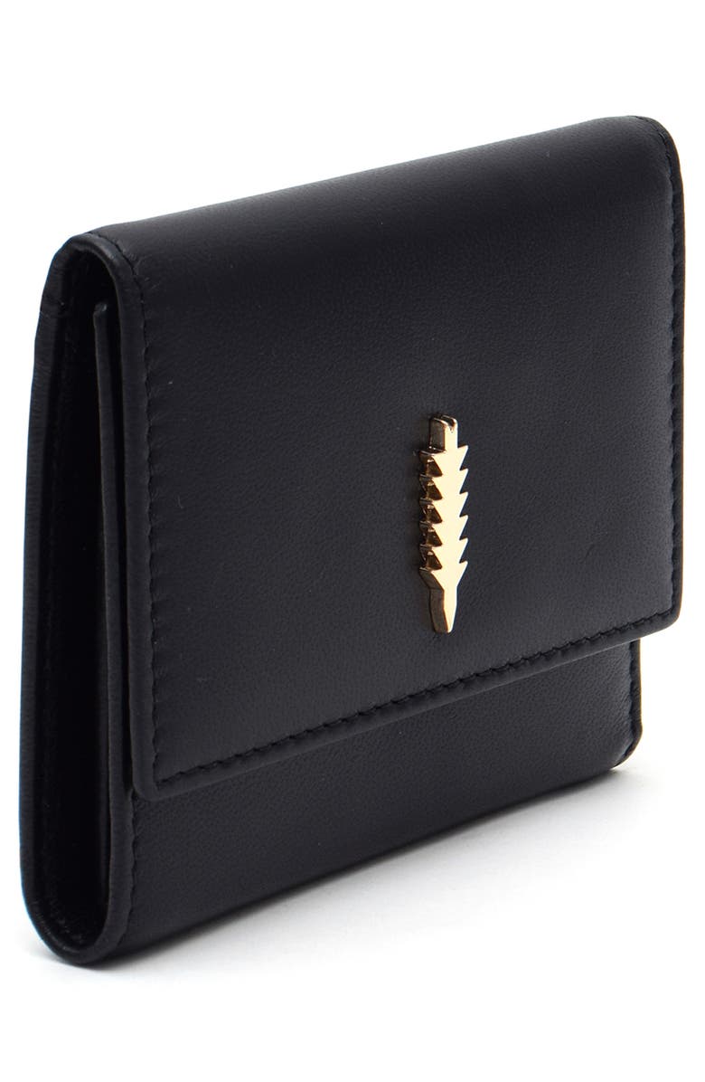 Thacker Skylar Leather Wallet, Alternate, color, Black