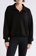 Z by Zella Whisper Knit Half Zip Sweatshirt