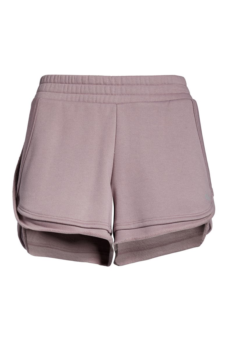Cruiser Knit Shorts, Alternate, color, DUSTED PLUM