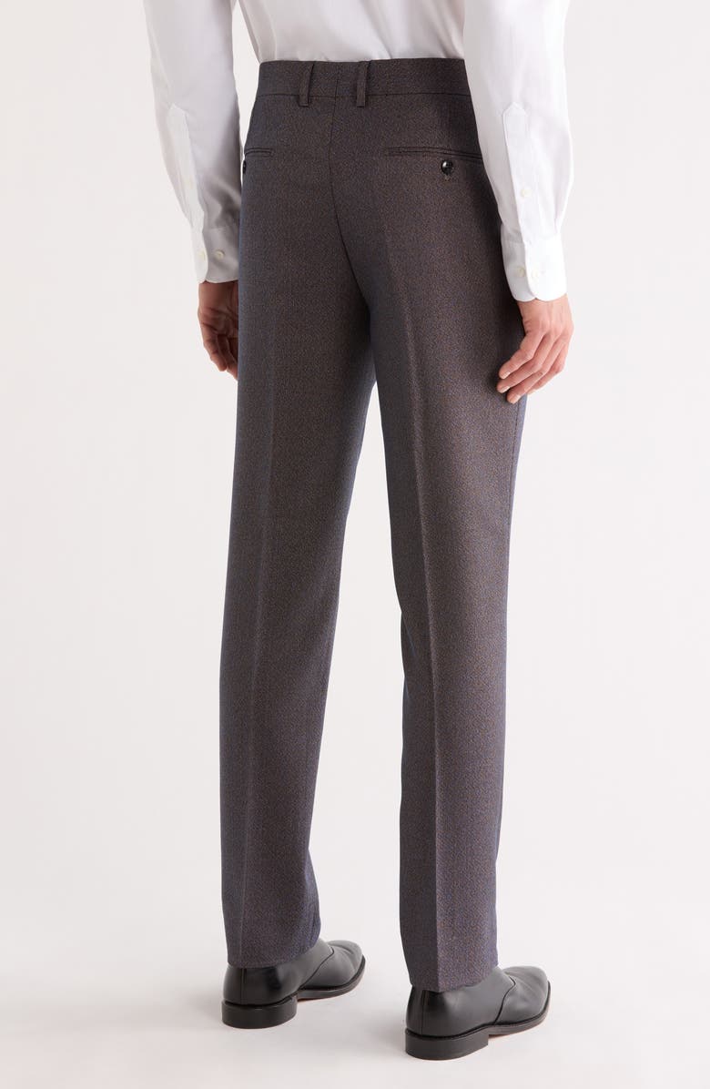 Tahari Slim Fit Dress Pants, Alternate, color, Brown