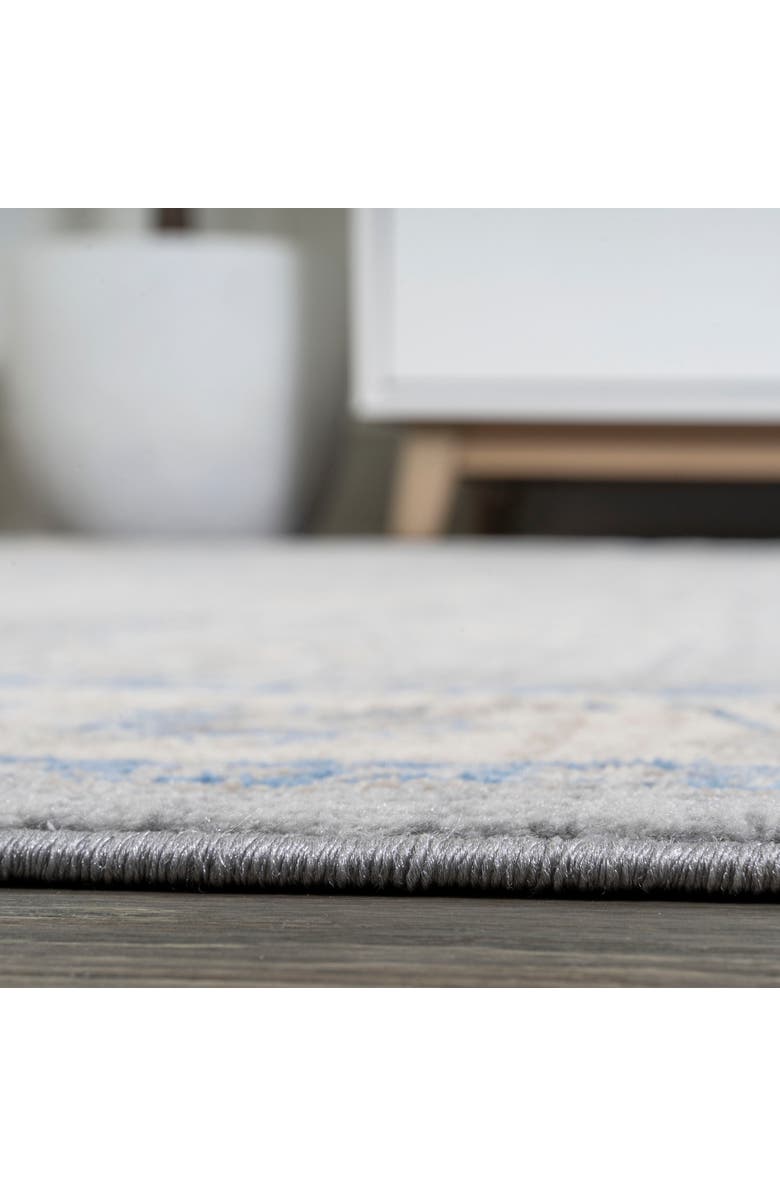 JONATHAN Y Modern Persian Vintage Moroccan Traditional Area Rug, Alternate, color, Gray/Blue