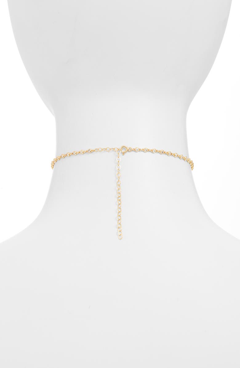 Adina's Jewels Adina’s Jewels Bezel Chain Choker, Alternate, color, 