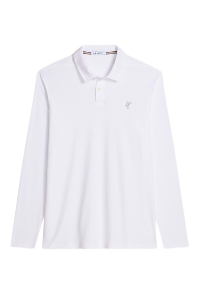 Long Sleeve Newport Supima Polo, Main, color, White