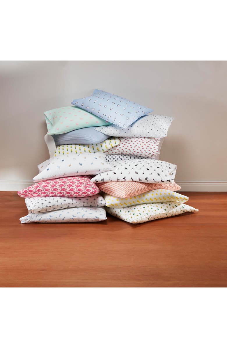 POPPY AND FRITZ Avocado Print 200 Thread Count Cotton Percale Sheet Set, Alternate, color, Green