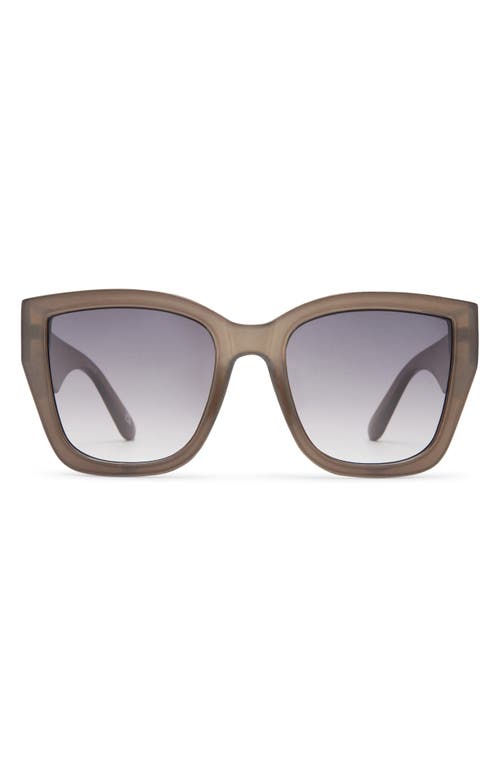 Aire Haedus 53mm Gradient Square Sunglasses In Pewter/smoke Grad