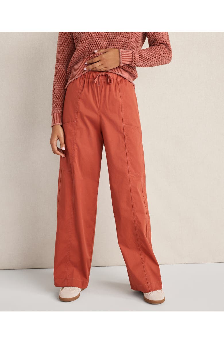 Haven Well Within Organic Cotton Twill Carpenter Pants, Main, color, Hibiscus