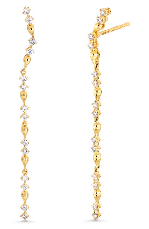 Mykonos Diamond Drop Earrings