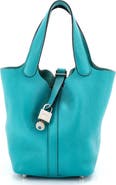 Pre-Owned Hermes Picotin Lock Bag Clemence PM