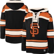 '47 Men's '47 Black San Francisco Giants Superior Lacer Pullover Hoodie