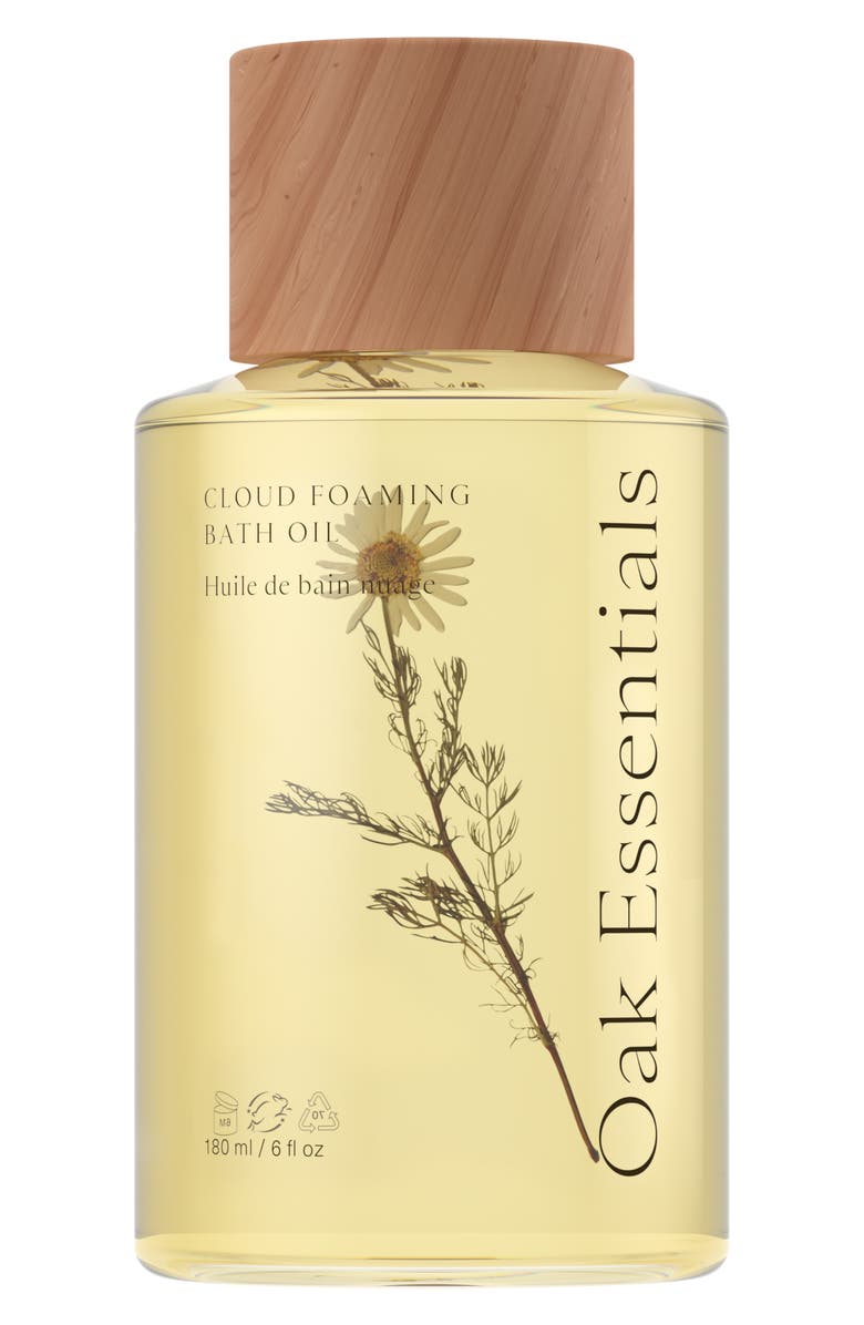 Oak Essentials Cloud Foaming Bath Oil, Main, color, 