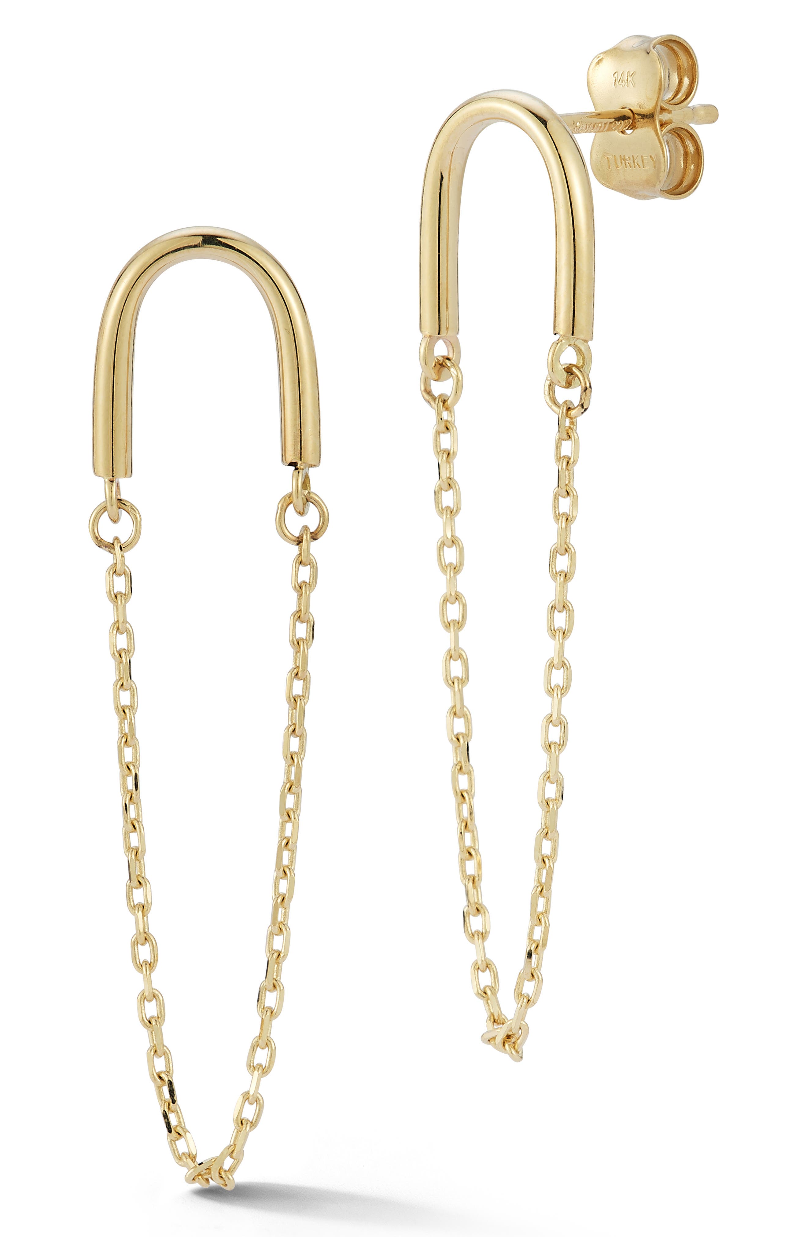 Ember Fine Jewelry 14K Chain Drop Earrings