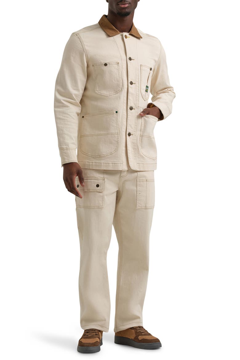 x Crayola Carpenter Jeans, Alternate, color, ECRU