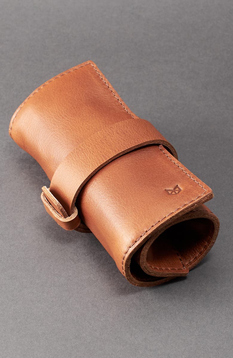 CAPRA LEATHER Watch Roll, Alternate, color, 