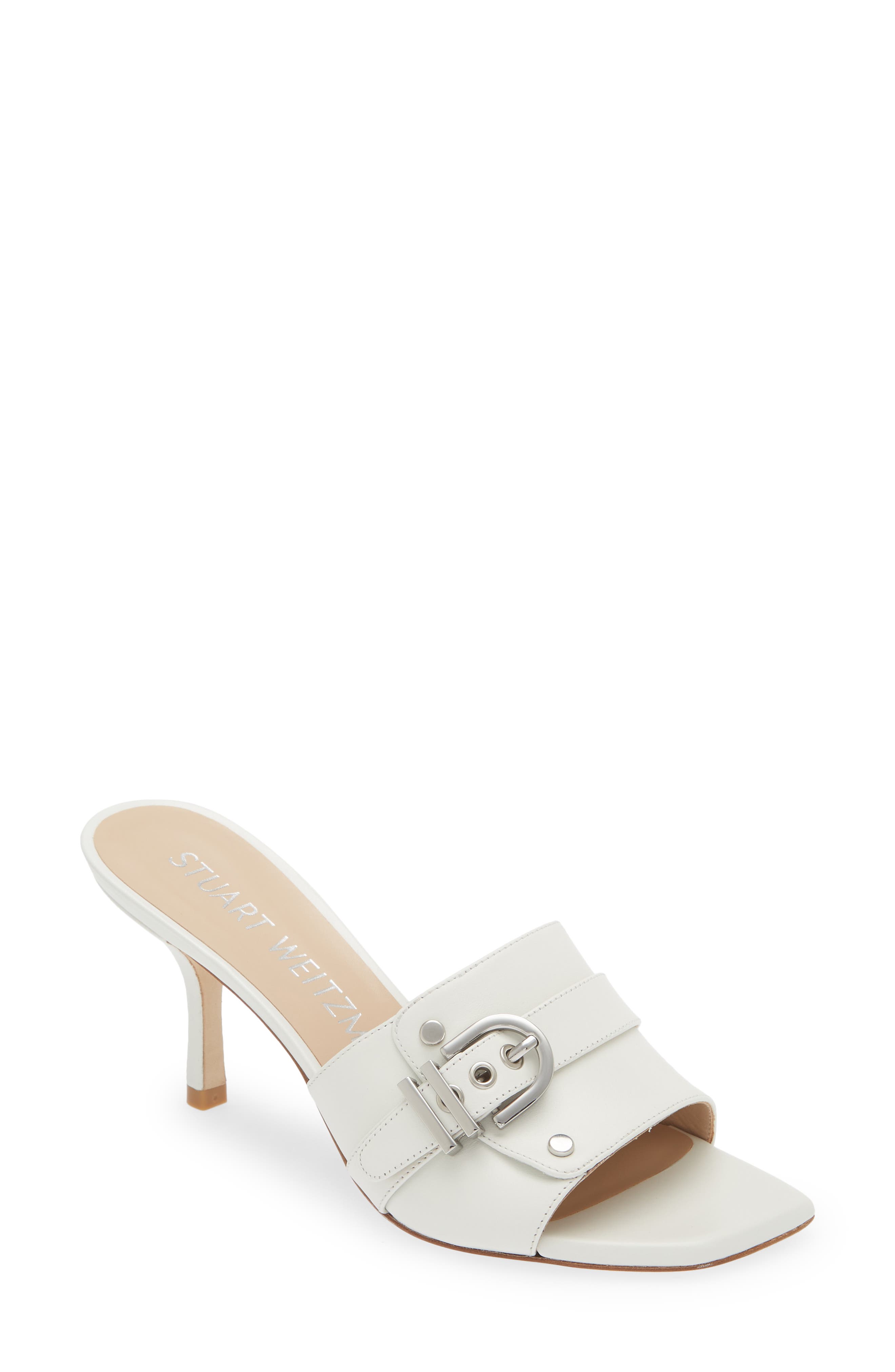 Maverick 75 Slide Sandal, Main, color, WHITE