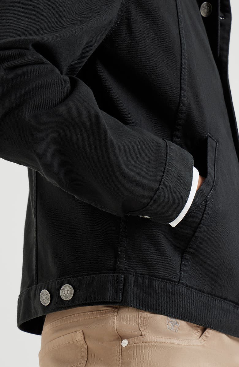 Brunello Cucinelli Garment-dyed outerwear jacket, Alternate, color, Black