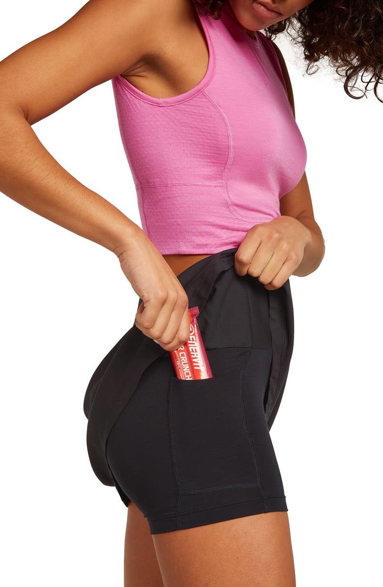 Icebreaker 125 Cool-Lite Lyocell & Merino Blend Active Skort, Alternate, color, Black