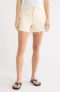 THE GREAT. The Clark Raw Hem Shorts