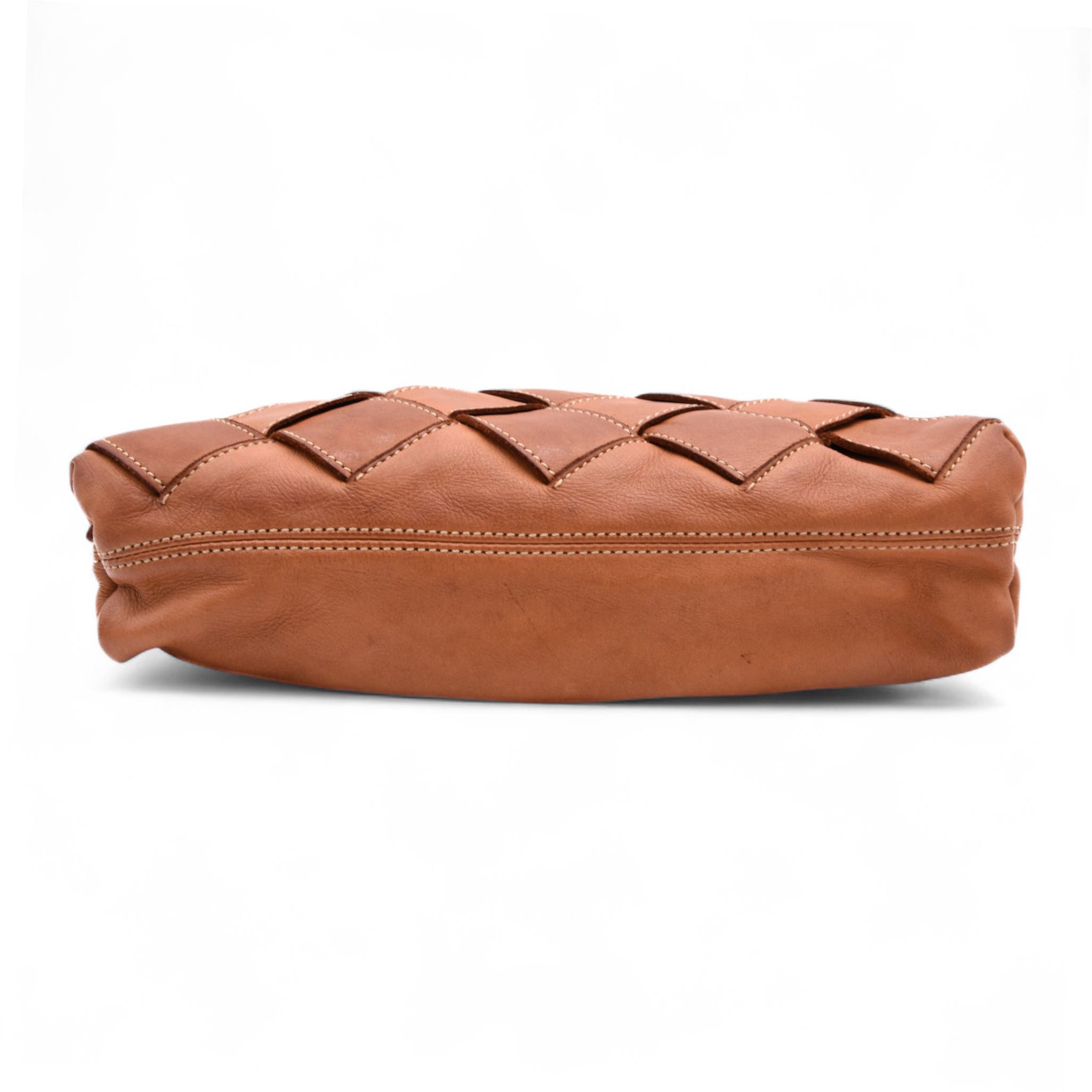 Greta Clutch, Alternate, color, Cognac