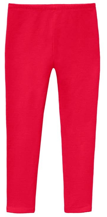 Girls Soft Fleece Stretch Leggings