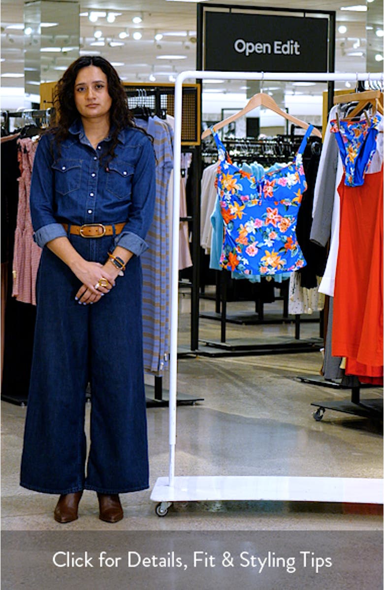 Modern Tie Neck Tankini, sales video thumbnail