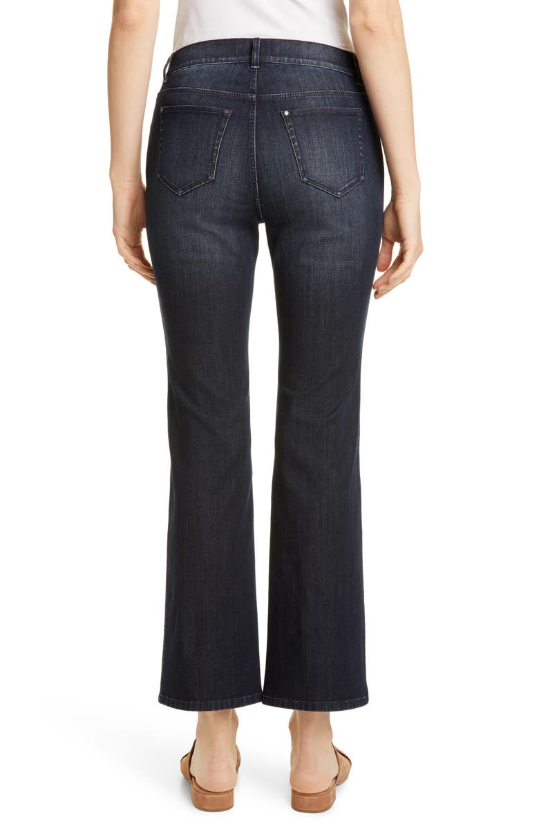 Lafayette 148 New York Mercer Crop Flare Jeans, Alternate, color, 