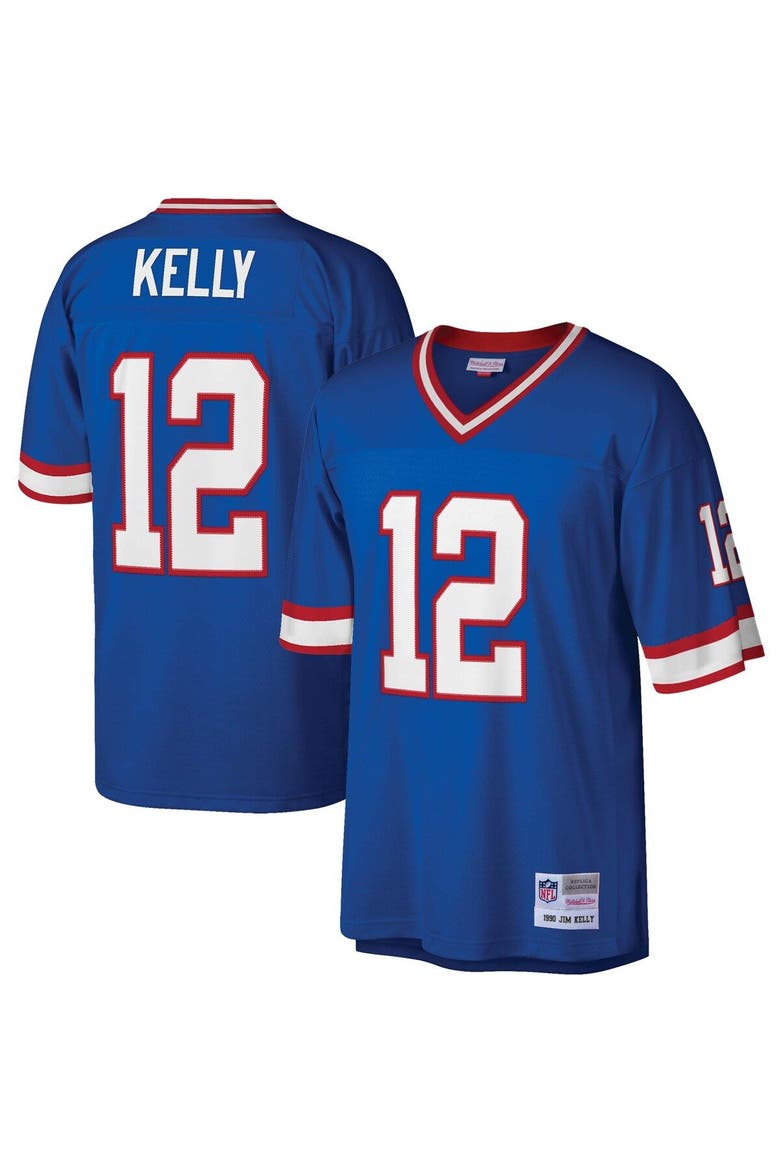 Men's Mitchell & Ness Jim Kelly Royal Buffalo Bills Legacy Replica Jersey, Alternate, color, Royal