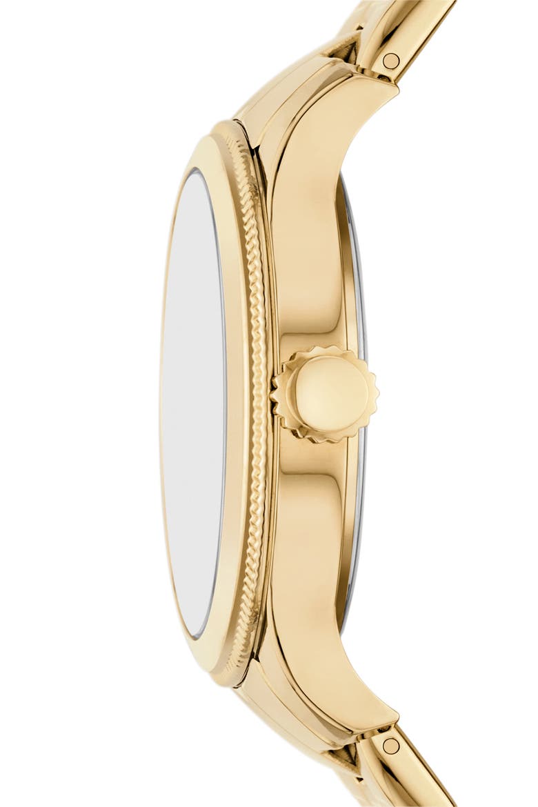 Brynn Bracelet Strap Multifunction Watch, 38mm, Alternate, color, GOLD