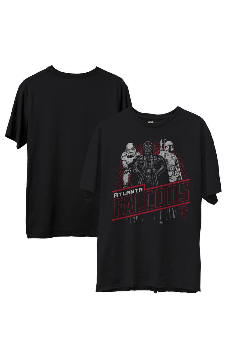 Men's Junk Food Black Atlanta Falcons Empire Star Wars T-Shirt, Main, color, Black