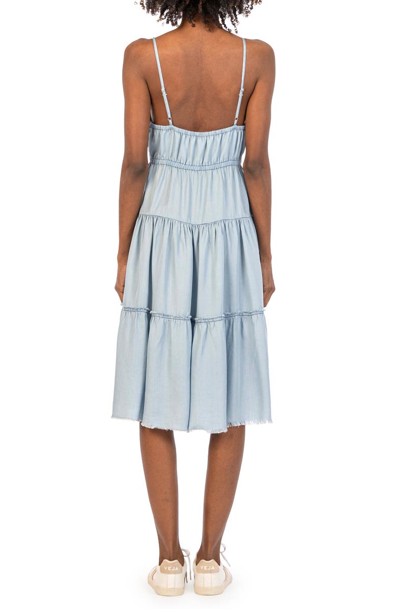 KUT from the Kloth Zaniah Tiered Chambray Sundress, Alternate, color, 
