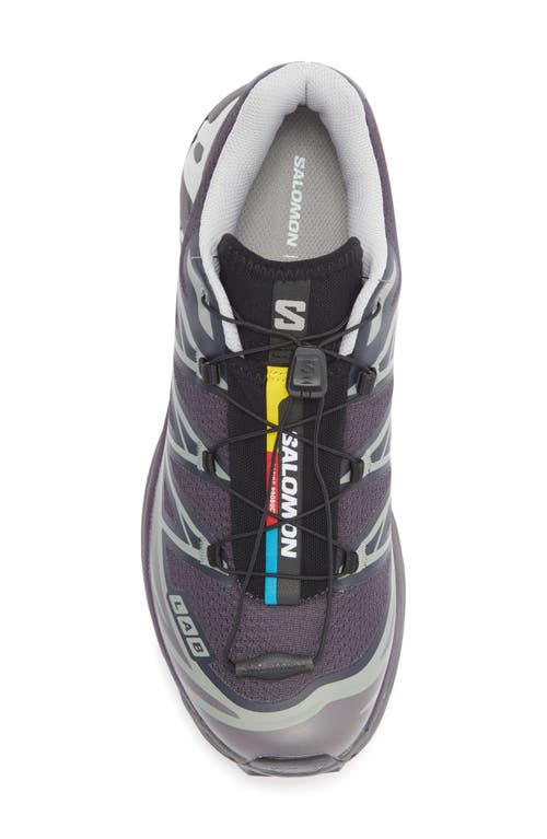 Salomon Gender Inclusive Xt-6 Sneaker In Black