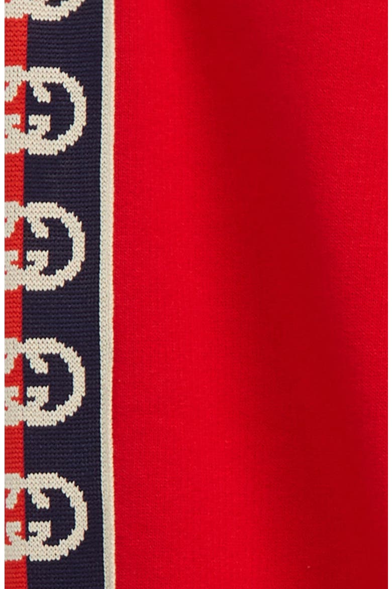 Interlocking-G Logo Cotton Joggers, Alternate, color, CRAB RED