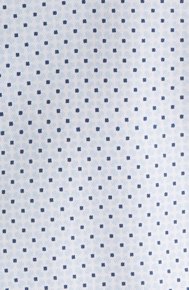 Nordstrom Trim Fit Premium Performance Dress Shirt, Alternate, color, Blue Petal Geo