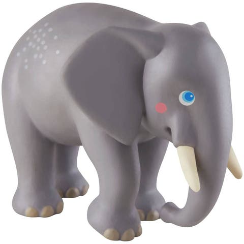Little Friends Elephant - Chunky Plastic Zoo Animal Toy Figure (4.5" Tall)