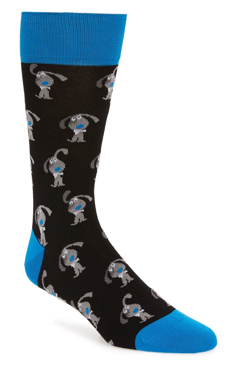 Bugatchi Dog Socks, Main, color, 