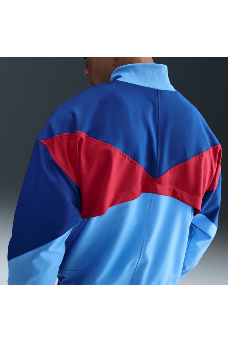 Men's Nike Blue Barcelona Special Edition Strike Anthem Full-Zip Dri-FIT Jacket, Alternate, color, Blue