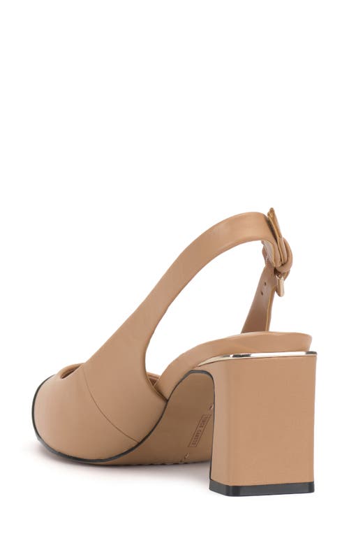 Vince Camuto Hamden Slingback Pointed Toe Pump In Neutral