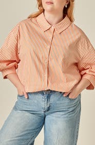 English Factory Striped Balloon Sleeve Shirt