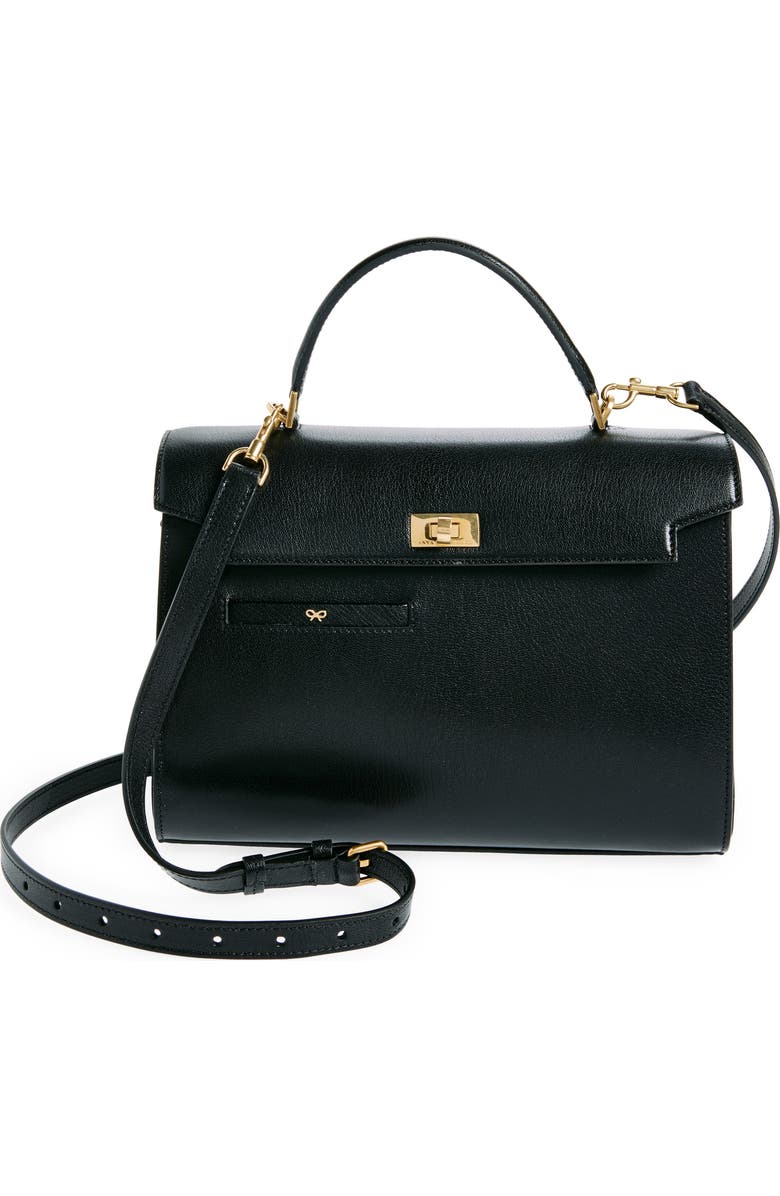 Anya Hindmarch Mortimer Leather Top Handle Bag, Main, color,
