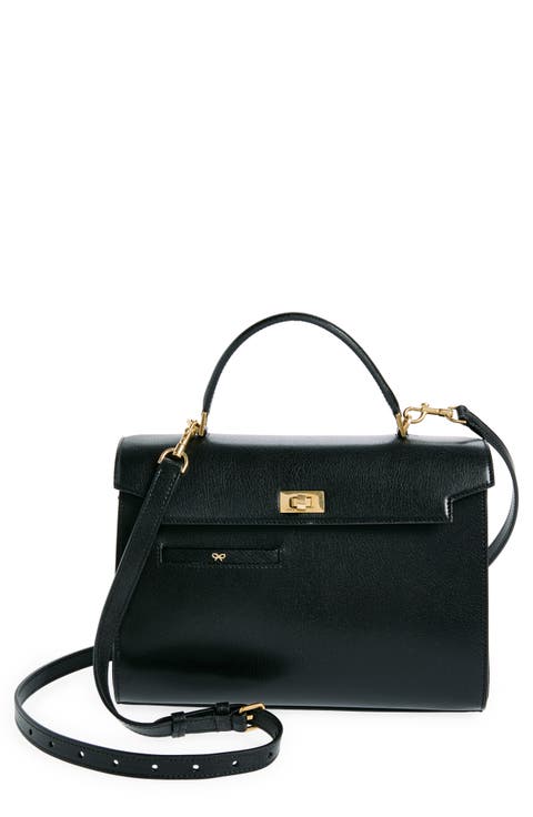 Mortimer Leather Top Handle Bag