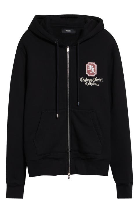 Chateau Logo Full Zip Fleece Hoodie