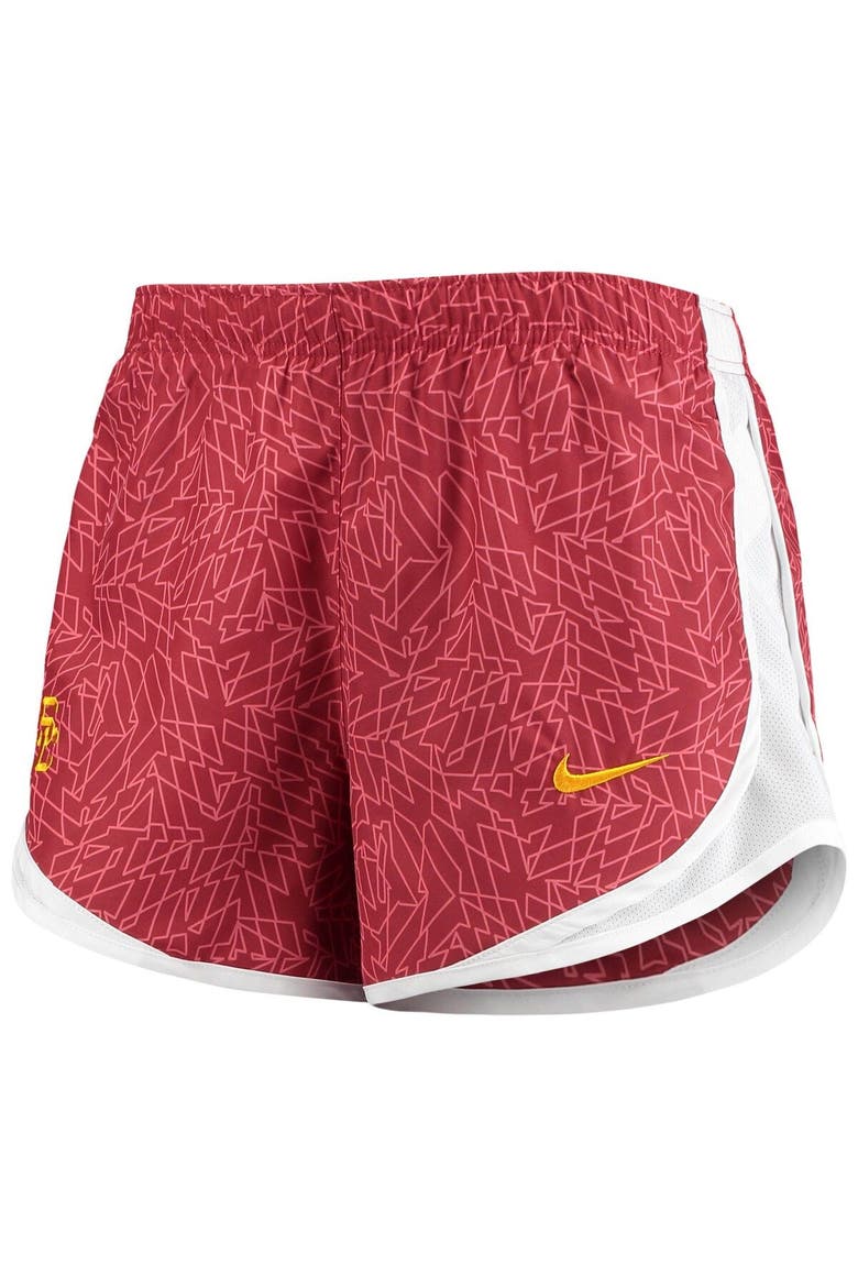 Women's Nike Cardinal/White USC Trojans Performance Tempo Shorts, Alternate, color, Cardinal