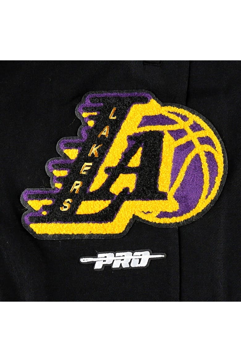 Men's Pro Standard Black Los Angeles Lakers Mash Up Capsule Sweatpants, Alternate, color, Black