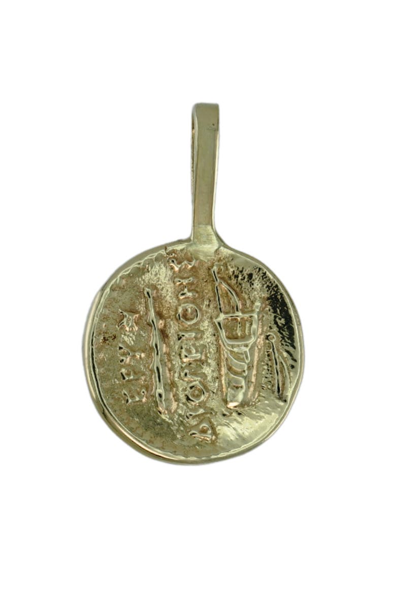 ALBISIA ATG Coin Pendant, Alternate, color, 14K Yellow Gold